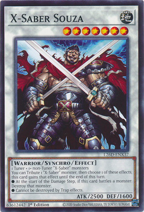Yugioh - X-Saber Souza *Common* L26D-ENX37 (NM)