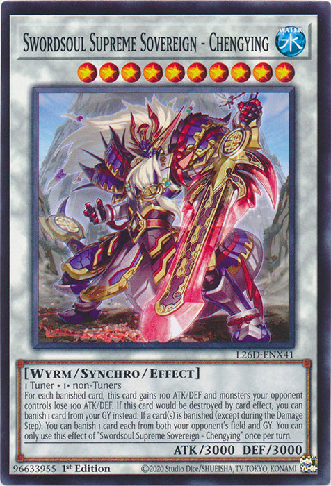 Yugioh - Swordsoul Supreme Sovereign - Chengying *Common* L26D-ENX41 (NM)