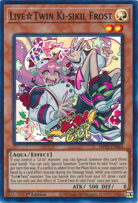 Yugioh - Live Twin Ki-sikil Frost *Super Rare* MP22-EN064 (NM)