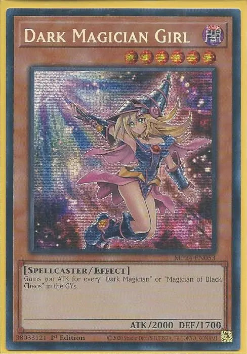 Yugioh - Dark Magician Girl *Prismatic Secret Rare* MP24-EN053 (NM)