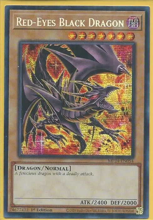Yugioh - Red-Eyes Black Dragon *Prismatic Secret Rare* MP24-EN054 (NM)