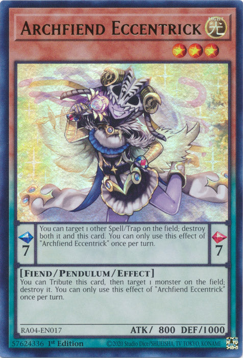 Yugioh - Archfiend Eccentrick *Select Rarity* RA04-EN017 (NM)