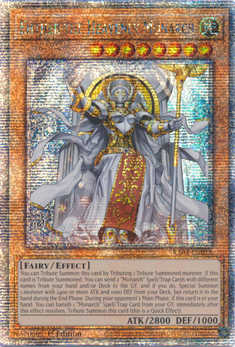 Yugioh - Ehther the Heavenly Monarch *Select Rarity* RA04-EN018 (NM)