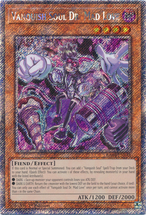 Yugioh - Vanquish Soul Dr. Mad Love *Select Rarity* RA04-EN045 (NM)