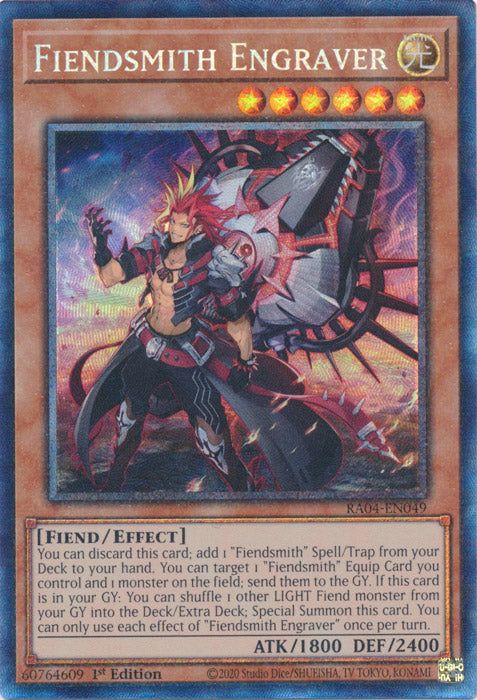 Yugioh - Fiendsmith Engraver *Select Rarity* RA04-EN049 (NM)