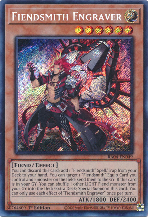 Yugioh - Fiendsmith Engraver *Select Rarity* RA04-EN049 (NM)