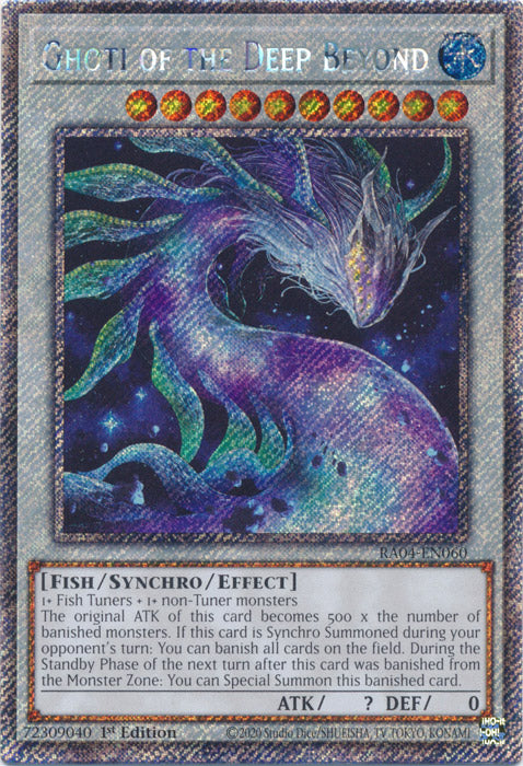 Yugioh - Ghoti of the Deep Beyond *Select Rarity* RA04-EN060 (NM)