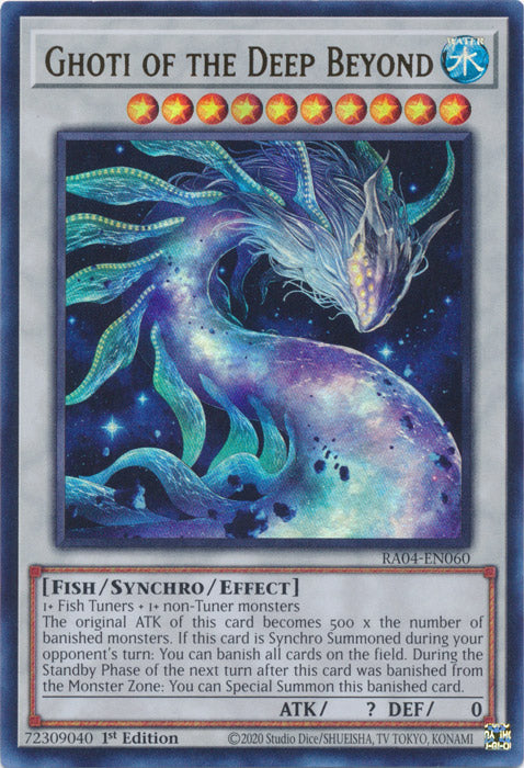 Yugioh - Ghoti of the Deep Beyond *Select Rarity* RA04-EN060 (NM)