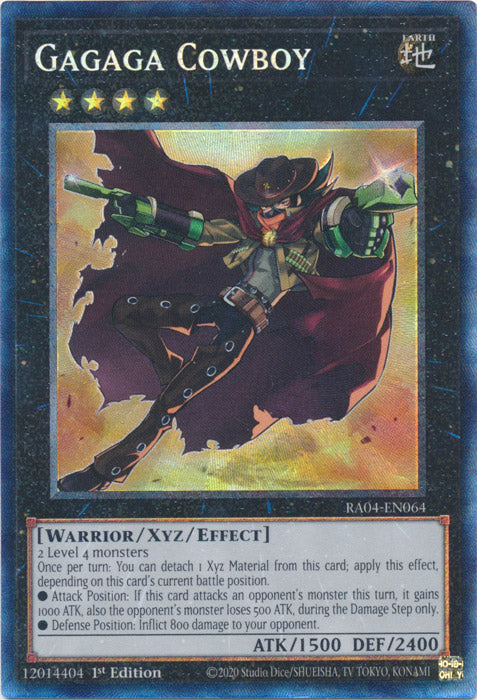 Yugioh - Gagaga Cowboy *Select Rarity* RA04-EN064 (NM)