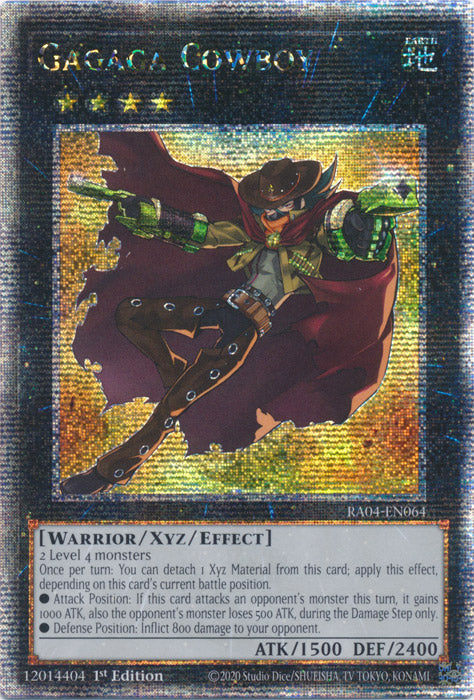 Yugioh - Gagaga Cowboy *Select Rarity* RA04-EN064 (NM)