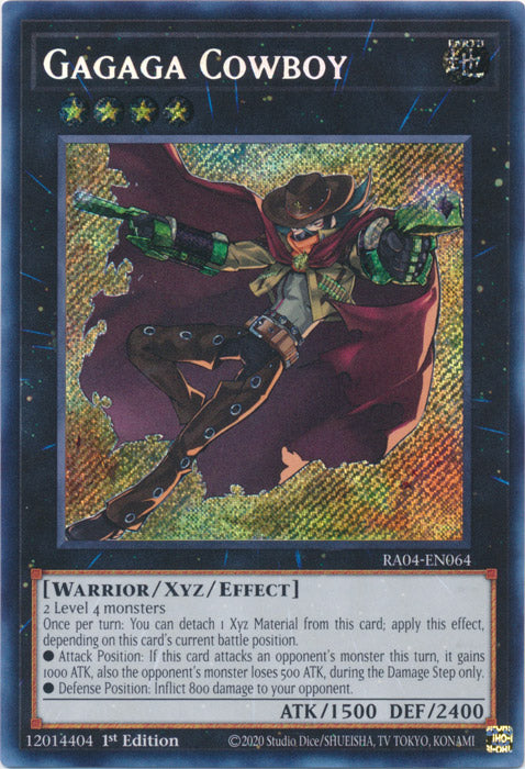 Yugioh - Gagaga Cowboy *Select Rarity* RA04-EN064 (NM)