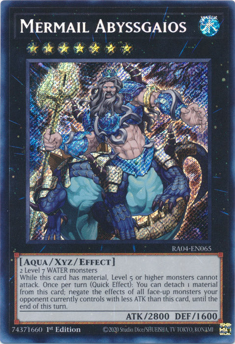 Yugioh - Mermail Abyssgaios *Select Rarity* RA04-EN065 (NM)