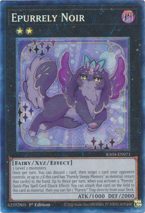 Yugioh - Epurrely Noir *Select Rarity* RA04-EN071 (NM)