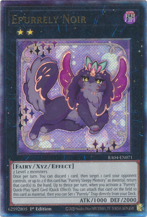Yugioh - Epurrely Noir *Select Rarity* RA04-EN071 (NM)