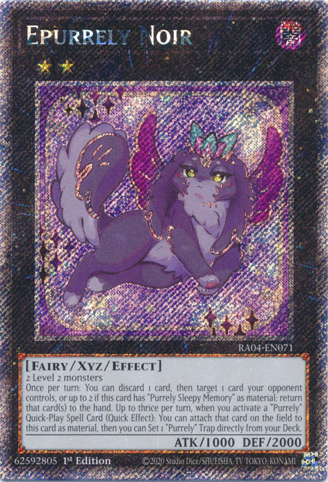 Yugioh - Epurrely Noir *Select Rarity* RA04-EN071 (NM)