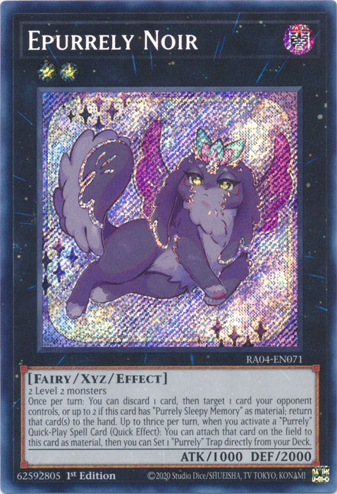Yugioh - Epurrely Noir *Select Rarity* RA04-EN071 (NM)