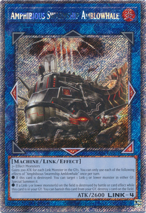Yugioh - Amphibious Swarmship Amblowhale *Select Rarity* RA04-EN077 (NM)