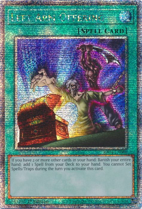 Yugioh - Left Arm Offering *Select Rarity* RA04-EN086 (NM)