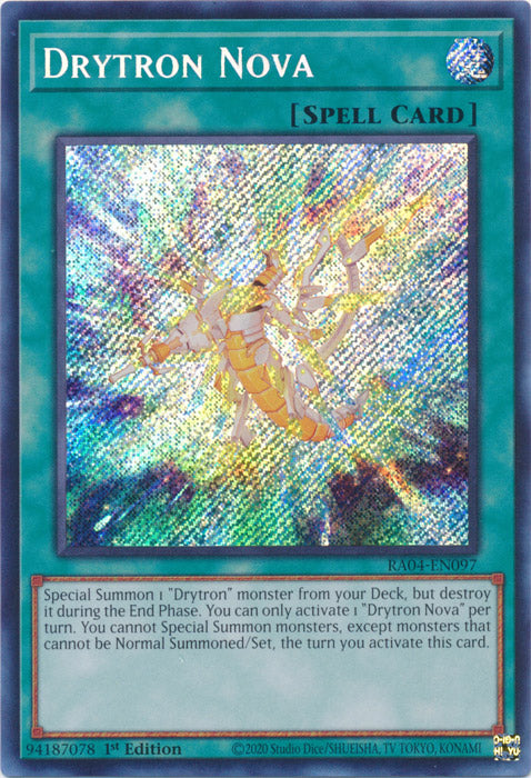 Yugioh - Drytron Nova *Select Rarity* RA04-EN097 (NM)