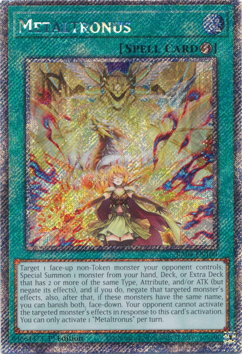 Yugioh - Metaltronus *Select Rarity* RA04-EN100 (NM)