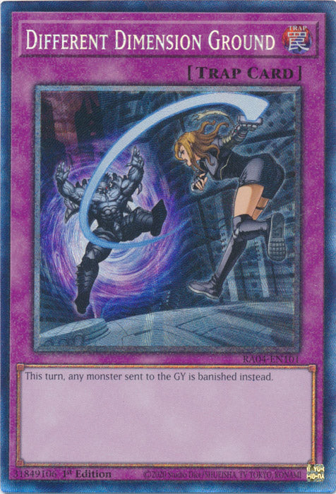 Yugioh - Different Dimension Ground *Select Rarity* RA04-EN101 (NM)