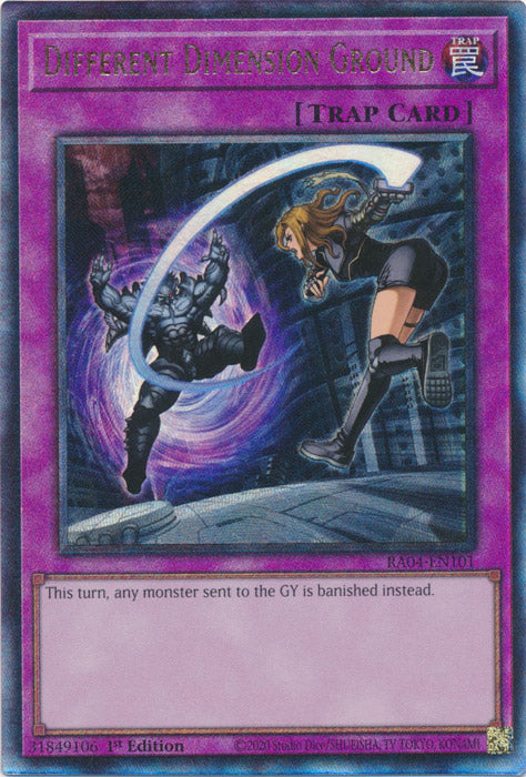 Yugioh - Different Dimension Ground *Select Rarity* RA04-EN101 (NM)