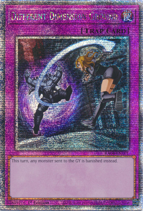 Yugioh - Different Dimension Ground *Select Rarity* RA04-EN101 (NM)