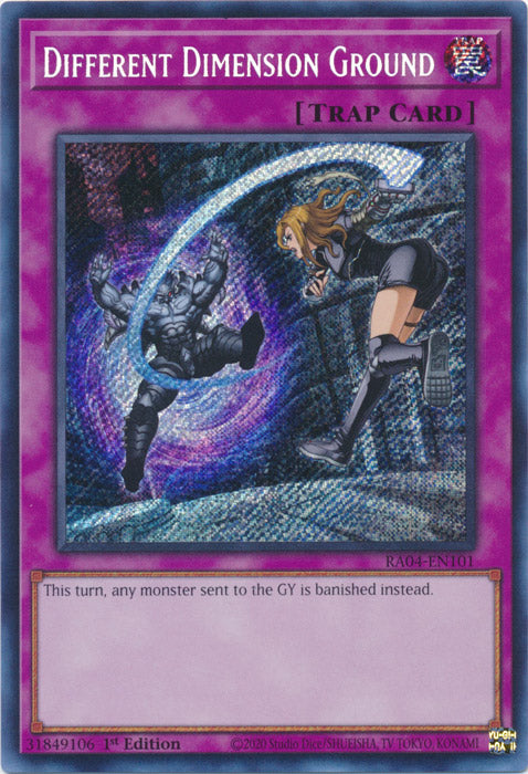 Yugioh - Different Dimension Ground *Select Rarity* RA04-EN101 (NM)