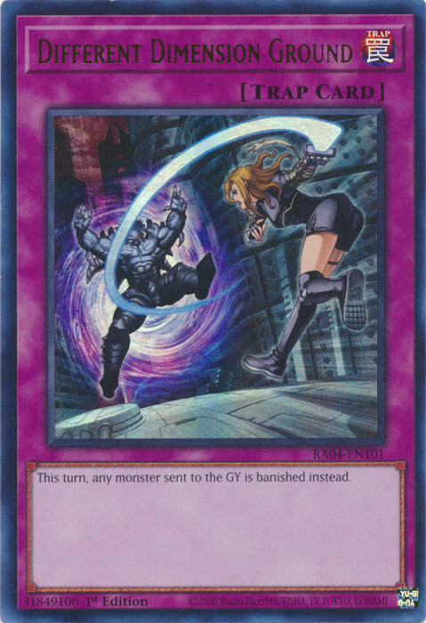 Yugioh - Different Dimension Ground *Select Rarity* RA04-EN101 (NM)