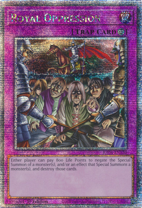 Yugioh - Royal Oppression *Select Rarity* RA04-EN120 (NM)