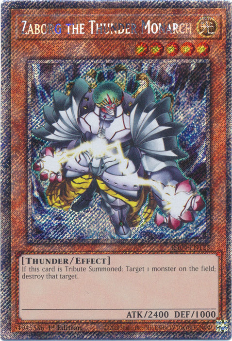 Yugioh - Zaborg the Thunder Monarch *PSCR* RA04-EN125 (NM)