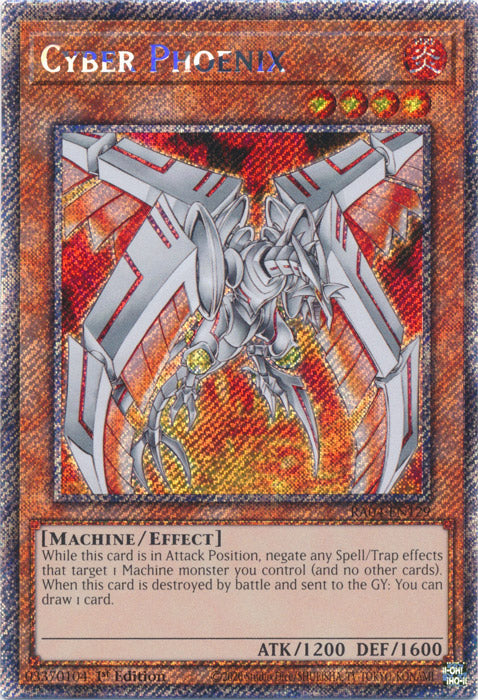 Yugioh - Cyber Phoenix *Platinum Secret Rare* RA04-EN129 (NM)