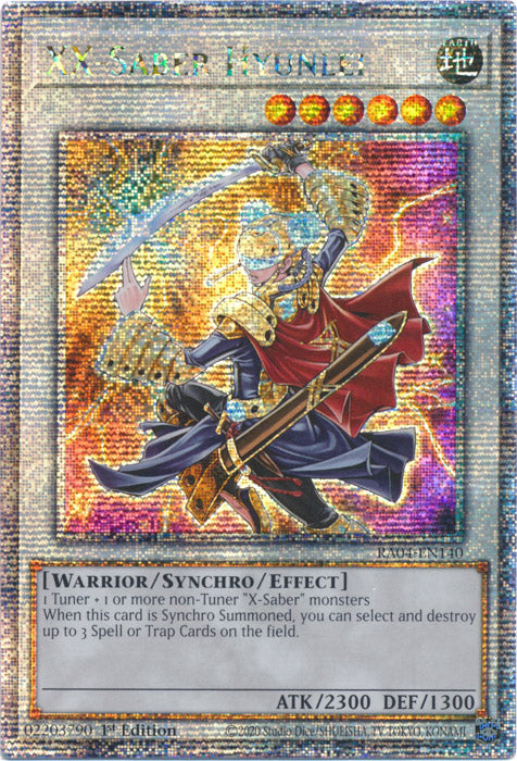 Yugioh - XX-Saber Hyunlei *Select Rarity* RA04-EN140 (NM)