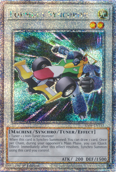 Yugioh - Formula Synchron *Select Rarity* RA04-EN143 (NM)