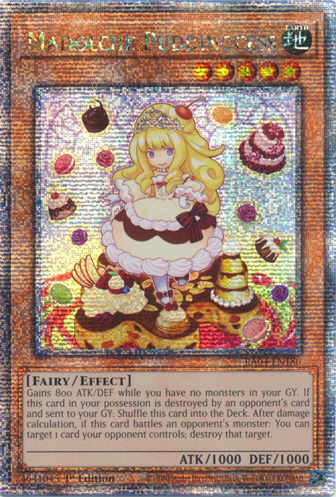 Yugioh - Madolche Puddingcess *Select Rarity* RA04-EN186 (NM)