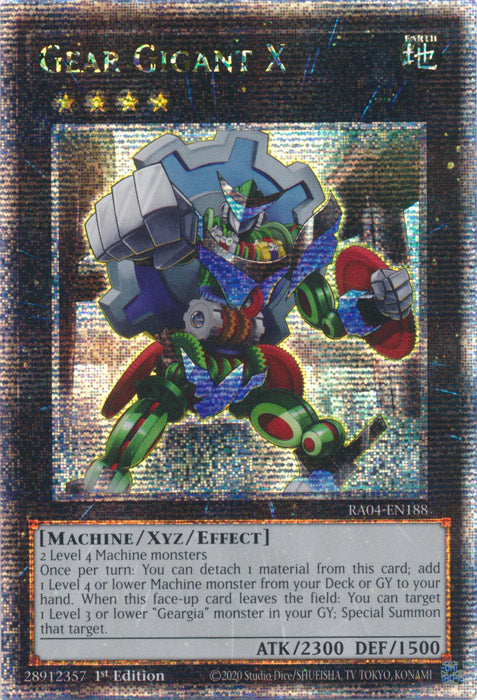 Yugioh - Gear Gigant X *Select Rarity* RA04-EN188 (NM)
