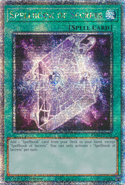 Yugioh - Spellbook of Secrets *Select Rarity* RA04-EN189 (NM)