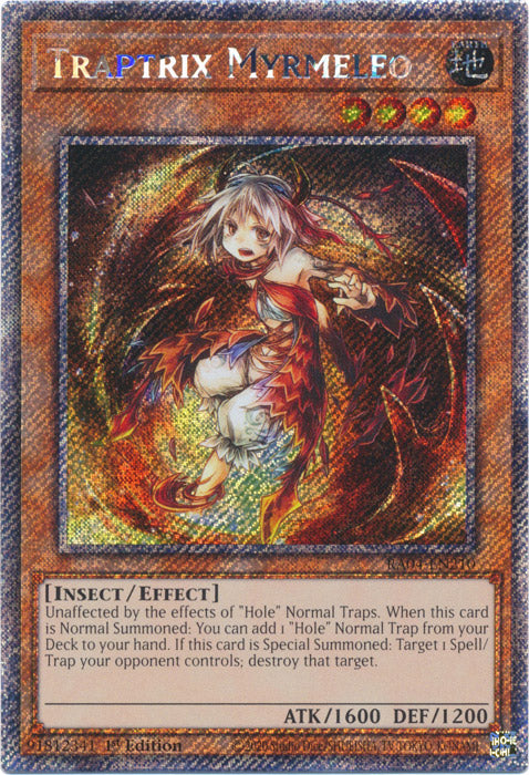 Yugioh - Traptrix Myrmeleo *Platinum Secret Rare* RA04-EN210 (NM)