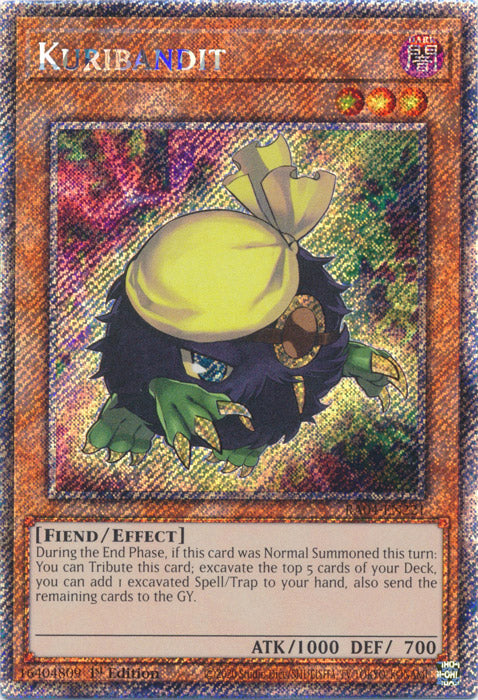 Yugioh - Kuribandit *Platinum Secret Rare* RA04-EN221 (NM)