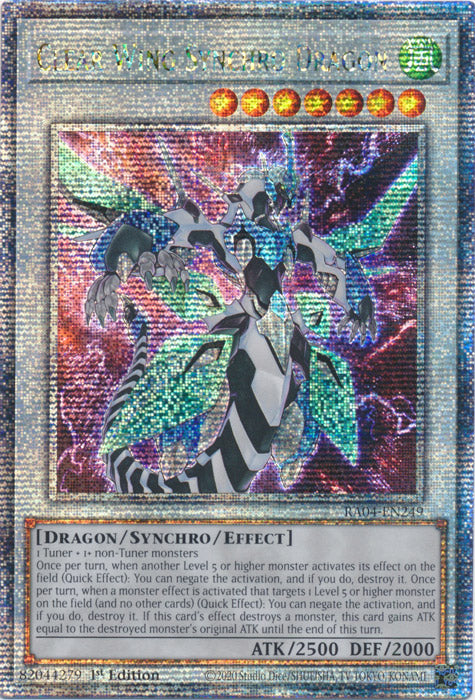 Yugioh - Clear Wing Synchro Dragon *Select Rarity* RA04-EN249 (NM)