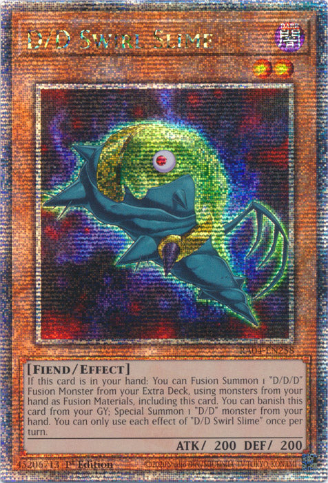 Yugioh - D/D Swirl Slime *Select Rarity* RA04-EN258 (NM)