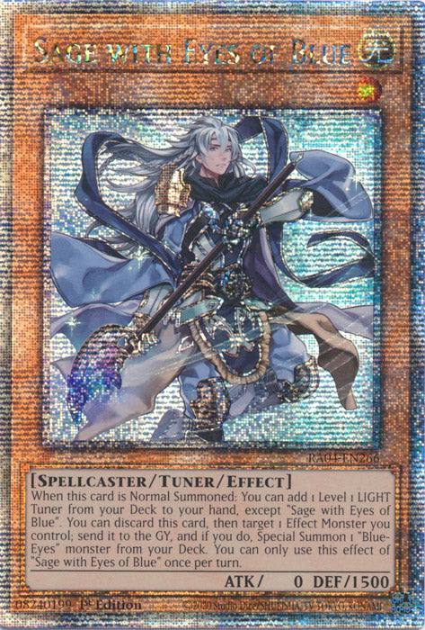 Yugioh - Sage with Eyes of Blue *Select Rarity* RA04-EN266 (NM)
