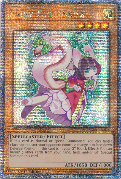 Yugioh - Fairy Tail – Snow *Select Rarity* RA04-EN269 (NM)