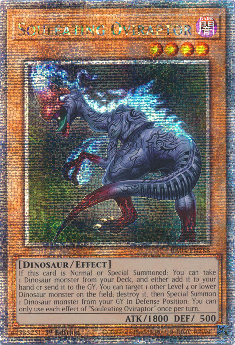 Yugioh - Souleating Oviraptor *Select Rarity* RA04-EN288 (NM)