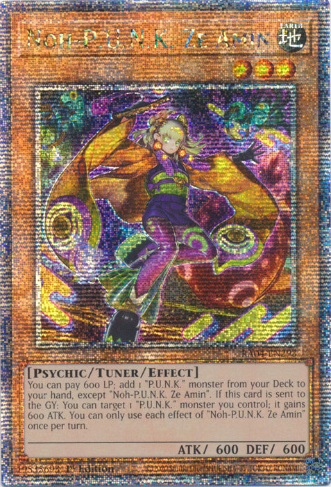 Yugioh - Noh-P.U.N.K. Ze Amin *Select Rarity* RA04-EN293 (NM)