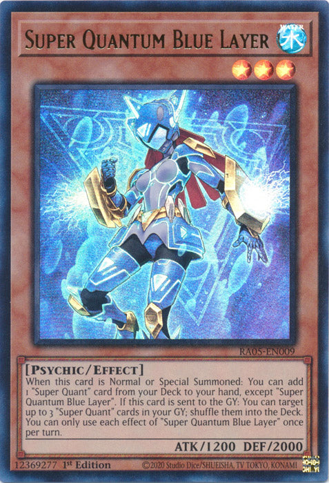 Yugioh - Super Quantum Blue Layer *Select Rarity* RA05-EN009 (NM)
