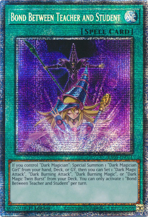 Yugioh - Bond Between Teacher And Student *Starlight Rare* RA05-EN061 (NM)