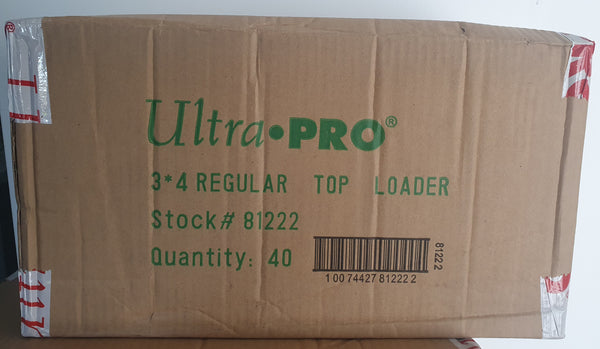 Ultra PRO Toploaders Case Regular 35pt Card Top loaders 40x25 (Toploader x1000)