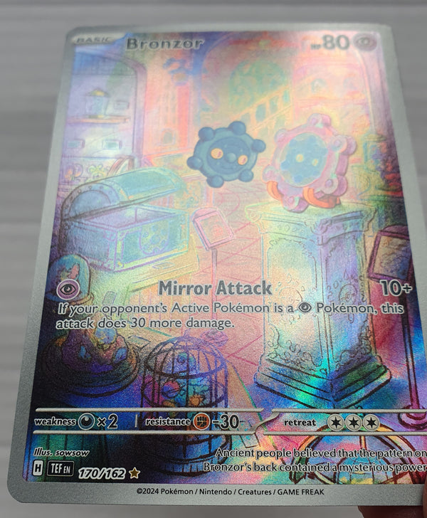 Pokemon - Bronzor *Illustration Rare* Temporal Forces 170/162