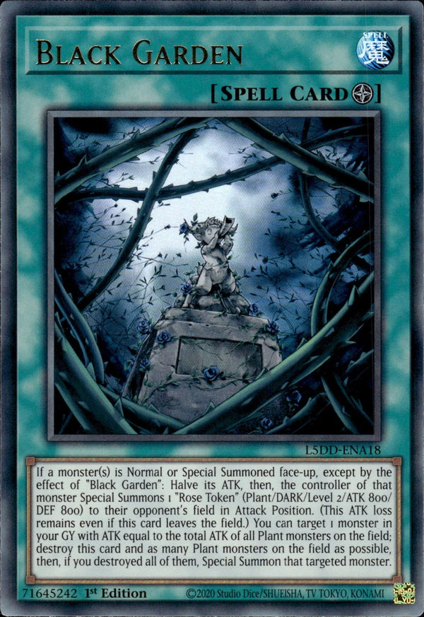 Yugioh - Black Garden *Ultra Rare* L5DD-ENA18 (NM)